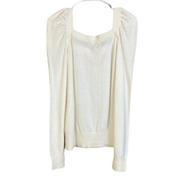 NWT Boden Square Neck Sweater in Cream - Picture 4 of 8